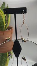 Load and play video in Gallery viewer, Crown Glass Earrings
